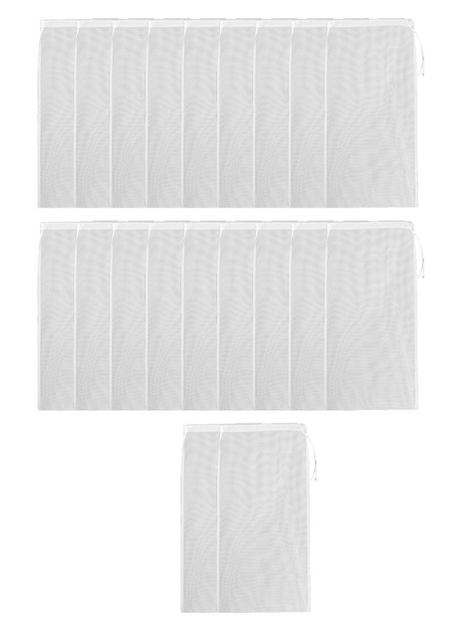 LINYUEARUI 20pcs Aquarium mesh Media Filter Bag, Nylon Media Filter Bag, Suitable for Various Filters Such as Water Tank Filters, Aquarium Filters, Collection pits, Dry or Wet Filters, etc. - Image 1